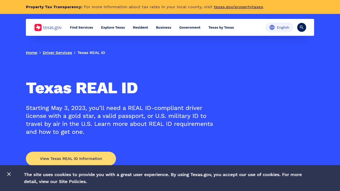 Texas REAL ID | Texas.gov